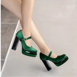 new Mary Jane shoes spring and autumn students workplace women's shoes European and American casual fashion high