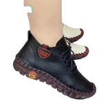 Breakj Beef Soft-Soled Mother Shoes Women 2025 Spring And Autumn New High-Top Single Shoes Casual