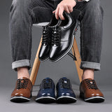 Breakj Men's Autumn New British Style Casual Korean Leather Shoes Male Trend Business