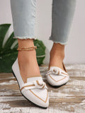 Breakj 2025 Spring Tip Flat-Soled Single Shoes Large-Size Fashion Flying Pedal Casual Women's
