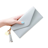 Wallets Small Leather Purse Women Tassel Card Bags For Women 2020 Female Purse Money PU Zipper Clip Daily Lady