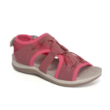 Breakj Women's Sandals 2023 Summer New Round Head Breathable Leisure Large-Size Flat-Bottomed Beach Women's Flat Bottom