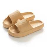 Thick Platform Cloud Slippers Summer Beach Eva Soft Sole Slide Sandals Leisure Ladies Indoor Bathroom