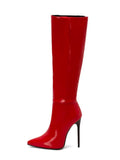 autumn and winter new women's over-the-knee boots 48 yards plus size women's boots European and American fashion party