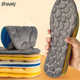 Insoles Damping Ergonomic Design Breathable Sweat-wicking Insole Foot Cobblestone Massage Cushioning Size