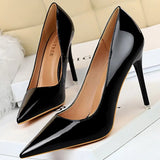 Shoes Patent Leather Shoes Woman Pumps High Heels Stiletto Heels 10.5 Cm Red Wedding Shoes Bridal Shoes Women Heels
