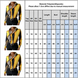 fashion printing ladies shirt neckline long-sleeved casual shirt blouse Explosion models Colorblock Buttoned Blouse