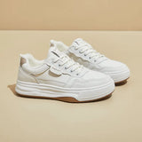 Breakj 2025, Small White Shoes New Korean Version Ins Female Students Taller Platform Sports Board Shoes Casual Shoes