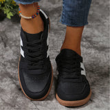 Women's Casual Sneakers New Women's Flat-Span Shoe Leather Soft Soles With Women's
