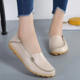 Hot Sale Women Round Head Shoes Solid Color Sewing Women Summer Comfy Flat Sneakers Leisure Walking Femininas Footwear Plus