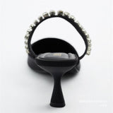 Breakj Head Behind The Empty Women's Shoes Drill Head Fine And Fashion Slippers Women Fashion Fashion