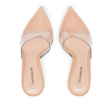 PVC Lady Ultra-High Heels Sandals Slippers Muller Shoes Chengdu Fashion Women's
