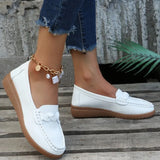 Breakj Autumn New Lefu Shoes Casual Shoes Bean Shoes Large Size Women's Shoes Flat Heel Elderly Mother Shoes Women's Single