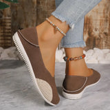 And Autumn 2025 New Flat-Hed Korean Version Of Single-Shoe Bean Shoes Round Head Pedal Soft Bottom Breathable Lazy Shoes