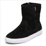 Men's Snow Boots Waterproof Non-slip Winter Bread Shoes Plus Velvet Thicken Cotton Boots Keep Warm Men's Shoes Large