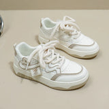 Breakj White Shoes Female 2024 New Summer Student Korean Version Casual Ins Trendy Platform Fashion Shoes