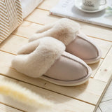 Women Wintere Slippers 7 Style Indoor Bedroom Lovers Couples Shoes Fashion Warm Shoes Flat Flat Non-slip