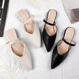Breakj New Bag Head Half Dragged Cool Drag Female Tip Outside The Flat Bottom Of Two Lazy People Without Heel Size 41-42 Muller