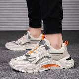Men Sneakers Lace Up 2023 New Autumn Mesh Breathable Soft Bottom Casual Running Shoes Male Walking Footwear Zapatillas