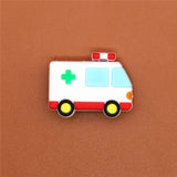 Sale 1pcs Shoe Charms Construction vehicles and Trains Shoe Buckle Accessories Shoe Decorations fit Croc JIBZ Kid's