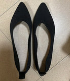 Fashion Breathable Stretch Fabric Ballet Flats Women Mesh Casual Soft Rubber Sole Pointed Toe Slip On Loafers Boat