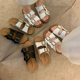 Is A Thick Bottom One Word Cool Slippers Female Summer New Retro Versatile Leisure Beach