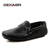 PU Leather Men Casual Shoes Classic 2021 Mens Loafers Moccasins Breathable Slip On Black Driving Shoes Big Size