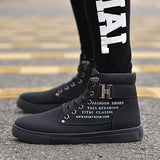 Spring Style English Frosted Belt Buckle Men's High Upper Shoes Popular Men's Shoes Men's Board Shoes A862 Men's