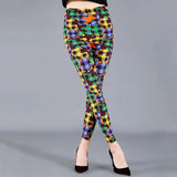 Women's Sports Pants Fitness Gym Legging Print Running Sexy Elastic Workout Leggins Pus Size