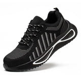 Work Shoes For Men Safety Work Ankle Boots With Steel Toe Man Sneaker Anti-puncture Men's Safety Shoes Footwear
