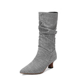 Breakj Face Pointed Medium Size Women's Boots Boots