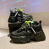 Sneakers Women 2021 Height Increasing Women's Sneakers Fashion Brand Design Thick Sole Casual Shoes Ladies
