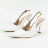 Breakj Balve Head High Heel Back Empty Sandals Women Summer Fine Heel Tip Tight With Set Foot Sexy Work