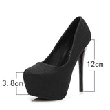 stiletto women's shoes 14cm high heels fashion super high heel shoes platform sexy pump high heels bridal shoes