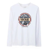 Long Sleeve T-shirts Autumn Print Gothic Vintage Ulzzang Cozy High Street Streetwear 4XL Baggy Korean Trendy Harajuku BF