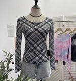Summer Sunscreen Mesh Yarn Women 2025 Summer New Long-Sleeved T-Shirt