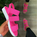 Breakj Summer New Women's Casual Flat-Bottomed Fish Mouth Sandals Women's Shoes 43-Yard