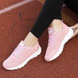 Plus Size 42 Breathable Mesh Platform Sneakers Women Slip on Soft Ladies Casual Running Shoes Woman Knit Sock Shoes