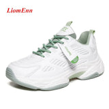 White Sneakers Women Sport Casual Shoes Flat Platform 2021 Running Female Vulcanized Tennis Shoe chaussures Basket