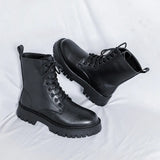 Breakj Men's British High Boots Summer New Booleather Chelsea Boots