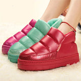 New Ladies Plush Ankle Boots Fashion Waterproof Winter Warm Fur Snow Boots Women 2020 Casual Soft Shoes