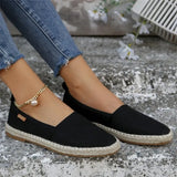 Breakj Shoes Women 2025 Autumn New Round Head Cover Comfortable Flat Bottom Large-Size Pedal Bean