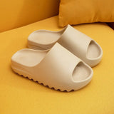 Men and Women Slippers Non-slip Beach Slides Bathroom Eva Shoes Thicken Solid Color Home Indoor Shoes Shower