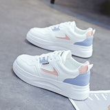 Breakj Small White Shoes Women 2025 Spring And Autumn New Trend Of Thick-Soled Shoes Korean Plate Tagonal Tagonal Student Women's