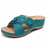 Women's Sandals Fashion Soft Durable Women Shoes Slip On Sandals Ladies Outdoor Comfty Shoes Female Flowers Sandalias