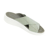 Women's Slippers Stretch Cross Orthotic Slide Sandals Women Open Toe Beach Slip on Comfort and Support Summer