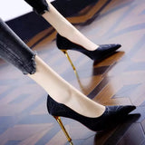 Heels Women's Stilettos 2024 Spring New Sexy Pointed Thin Evening Dress High Heels For