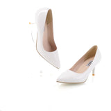 Breakj And Size High Heel Women's Shoes Simple Pointed Thin With Spring And Autumn Single Shoes