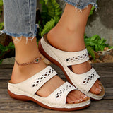 Breakj Summer New Women's Thick-Bottomed Slippers Large-Size Fish Mouth Thick Bottom Beach