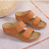 Breakj Thick Bottom Slippers Female Foot Pedal Home Slippers Car Sewing Hollow Slippers Female Women